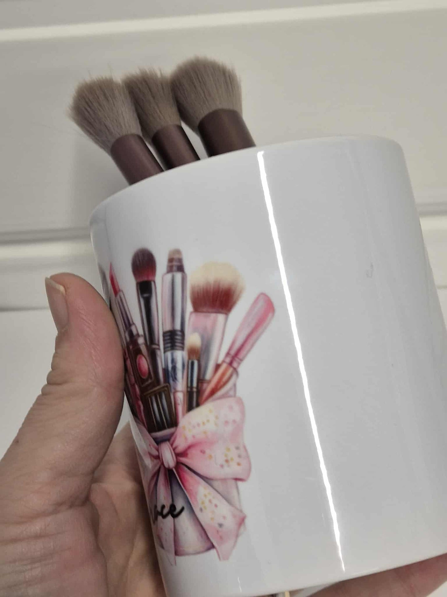 Personalised Make Brush pot - ADD YOUR NAME IN NOTES ON ORDER