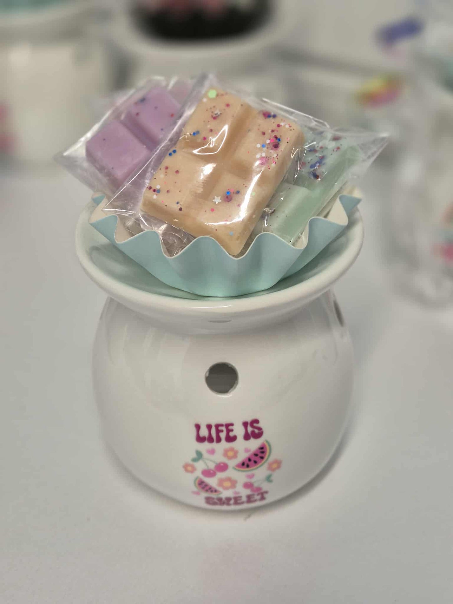 Wax Melt burner gift set - Cello wrapped