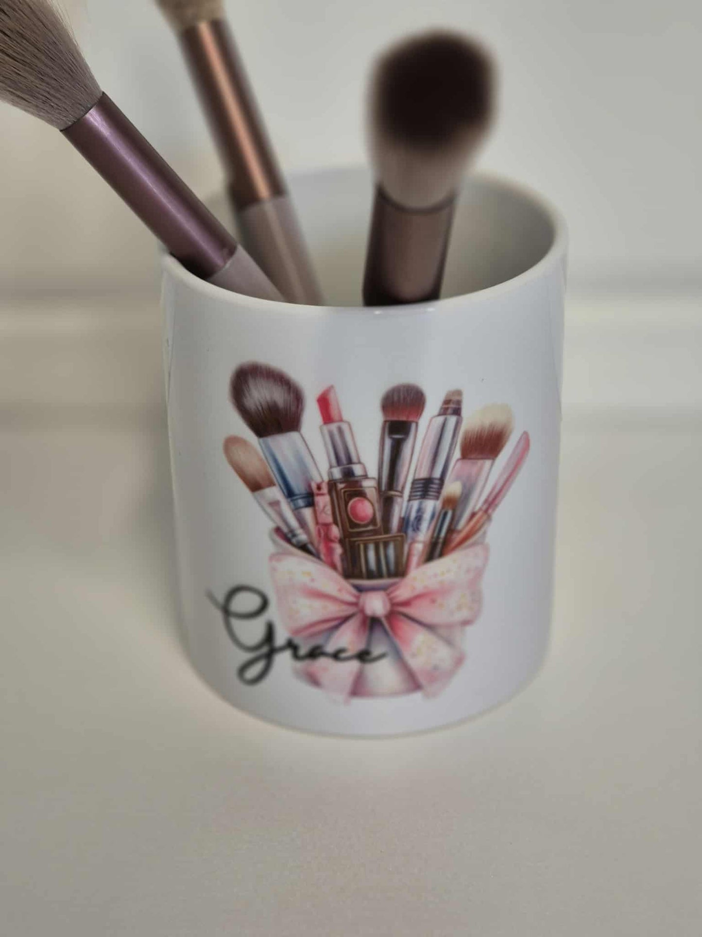 Personalised Make Brush pot - ADD YOUR NAME IN NOTES ON ORDER