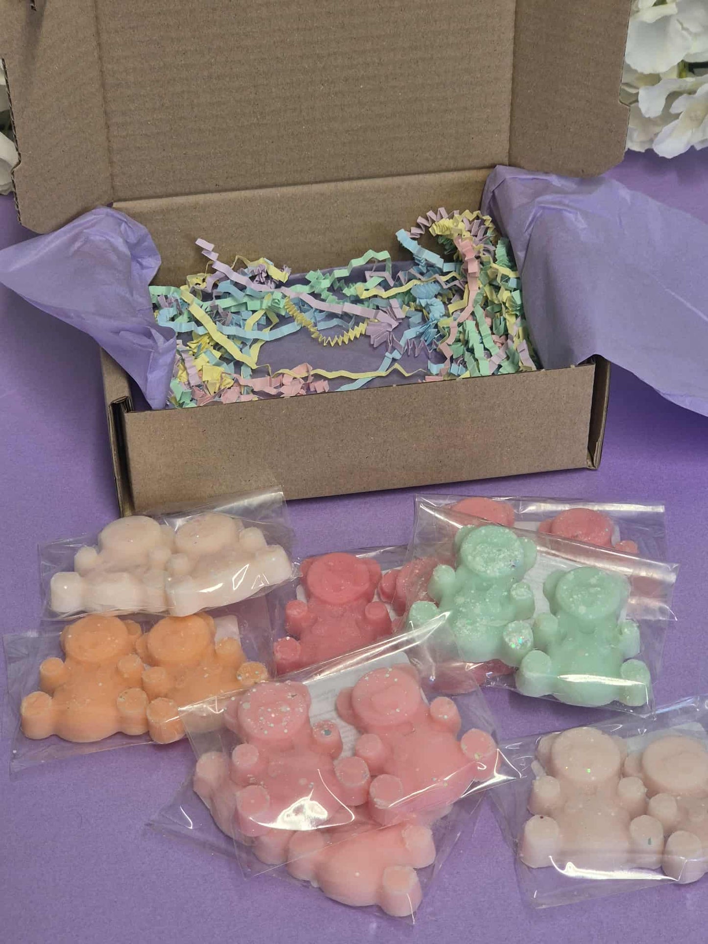 Teddy 8 Scent Wax melt Box - 16 teddy melts - Kali Collection (Perfume Inspired)