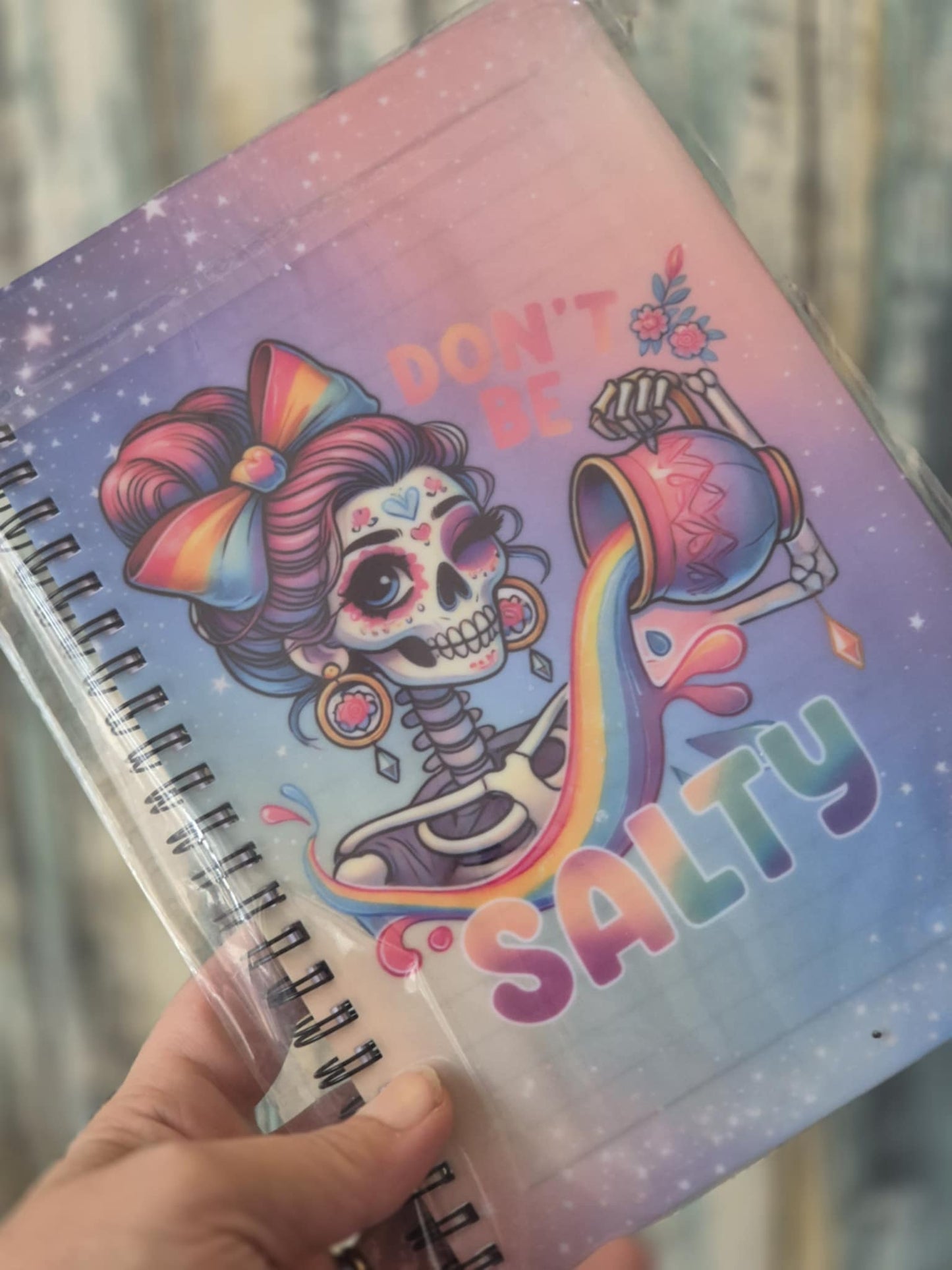 New 3 piece Bundle - Water bottle, notebook, Pencil case, Dont Be Salty Design