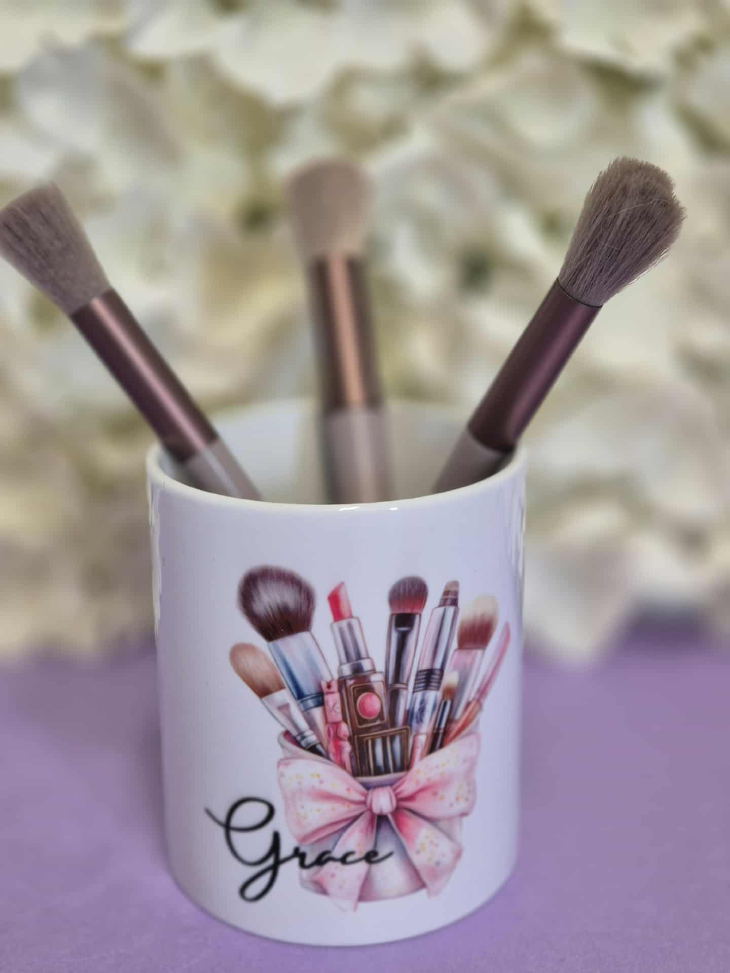 Personalised Make Brush pot - ADD YOUR NAME IN NOTES ON ORDER