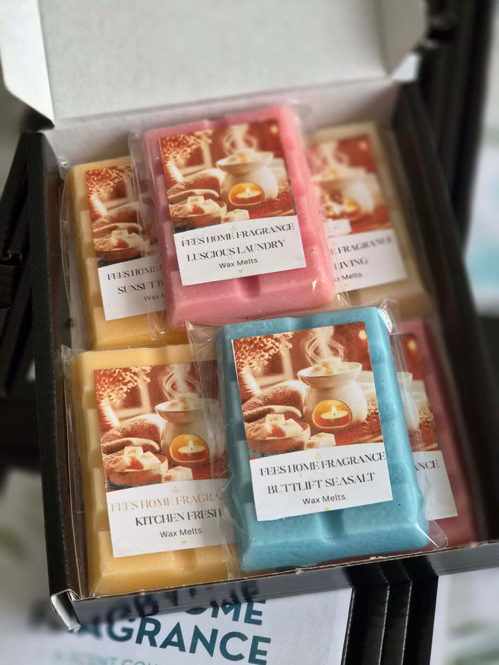 Small Snap bar - 6 Scent Collection Box - Clean Fresh Scents