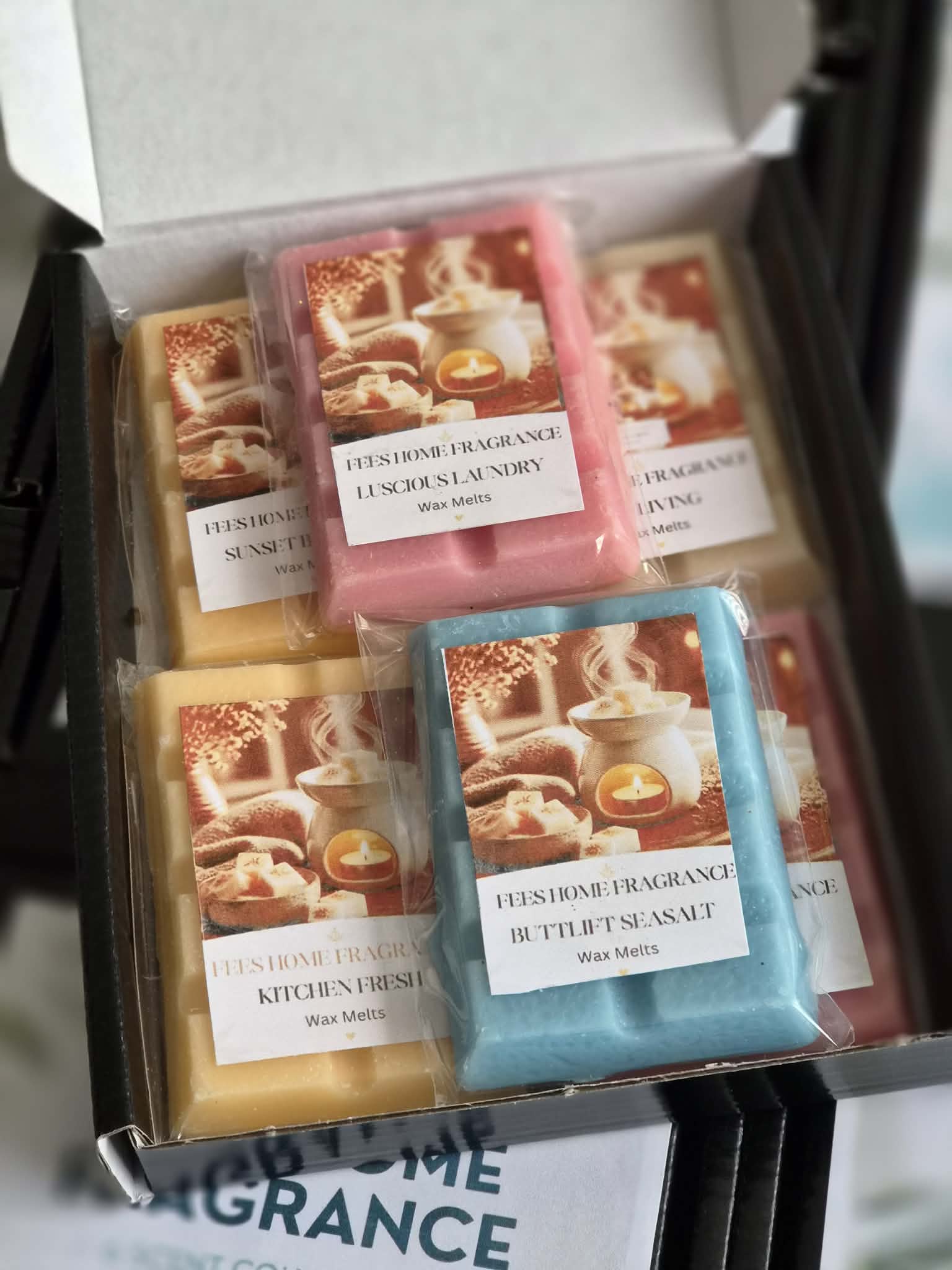 Small Snap bar - 6 Scent Collection Box - Clean Fresh Scents
