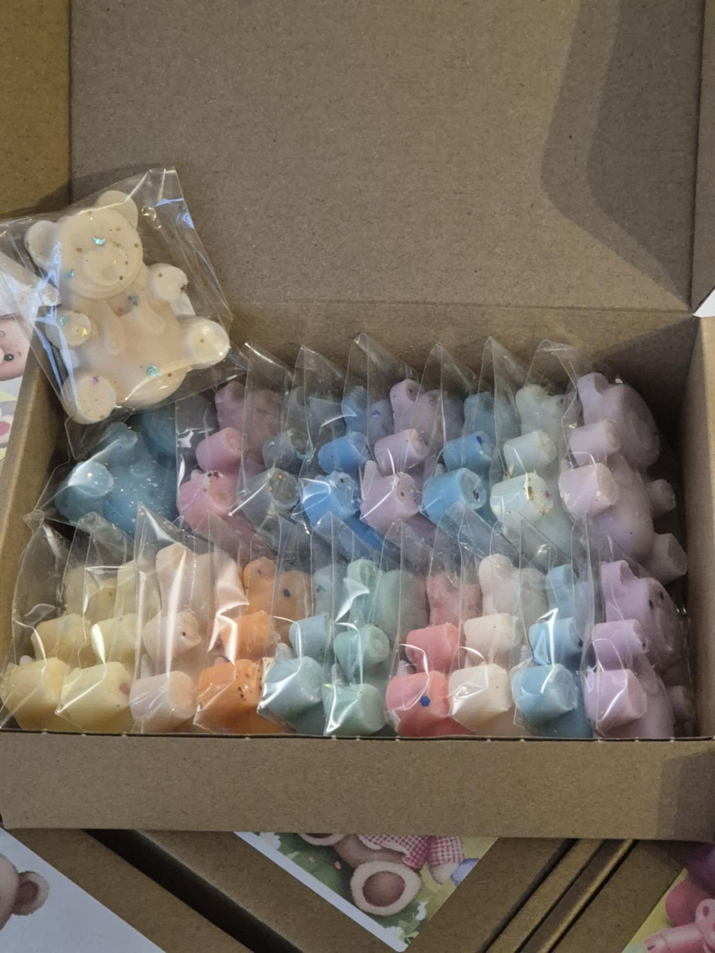 20 Teddy Themed Wax Melts