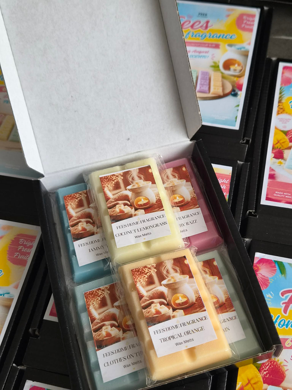 Small Snap bar - 6 Scent Collection Box - August Pick Fresh n Fruity Scents