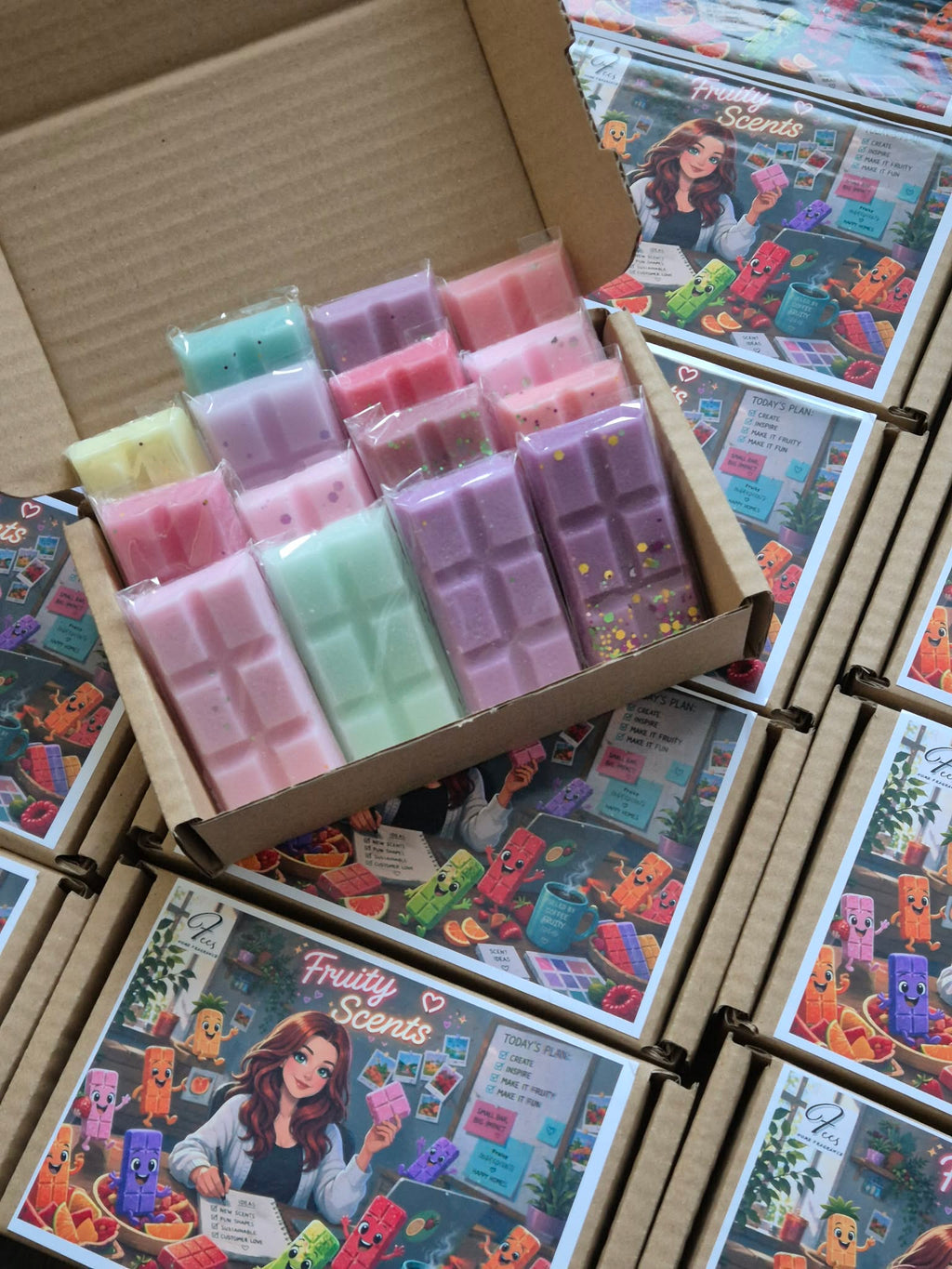 15 scent small snap bar box - mixed scents