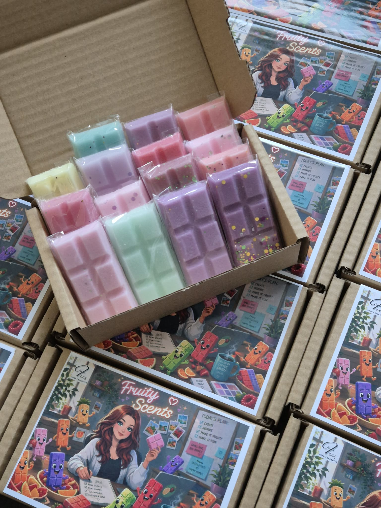 15 scent small snap bar box - mixed scents