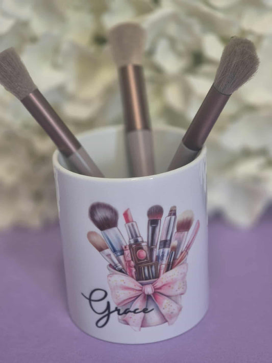 Personalised Make Brush pot - ADD YOUR NAME IN NOTES ON ORDER