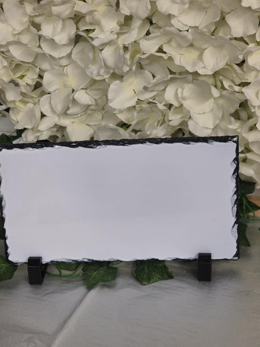 23.5cm x 13.5cm - Personalised Picture Slate - Your Slate Your Choice