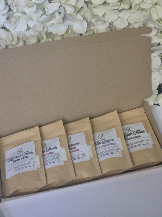 Fizz n Foam Sampler Bundle 5 x 75gm Fizz n Foam- mixed scents