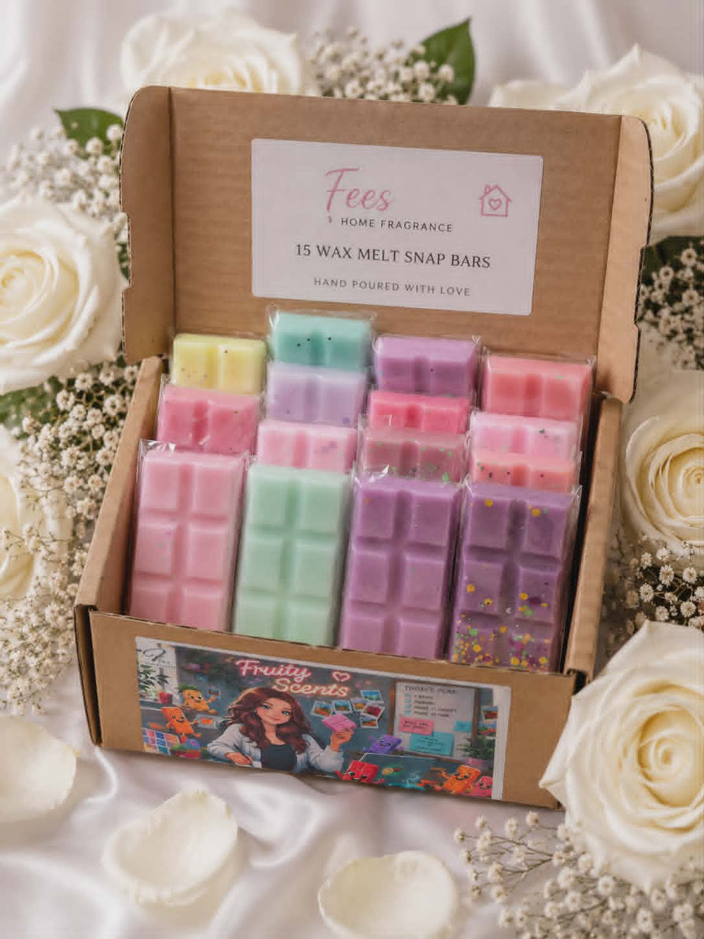 15 scent small snap bar box - mixed scents