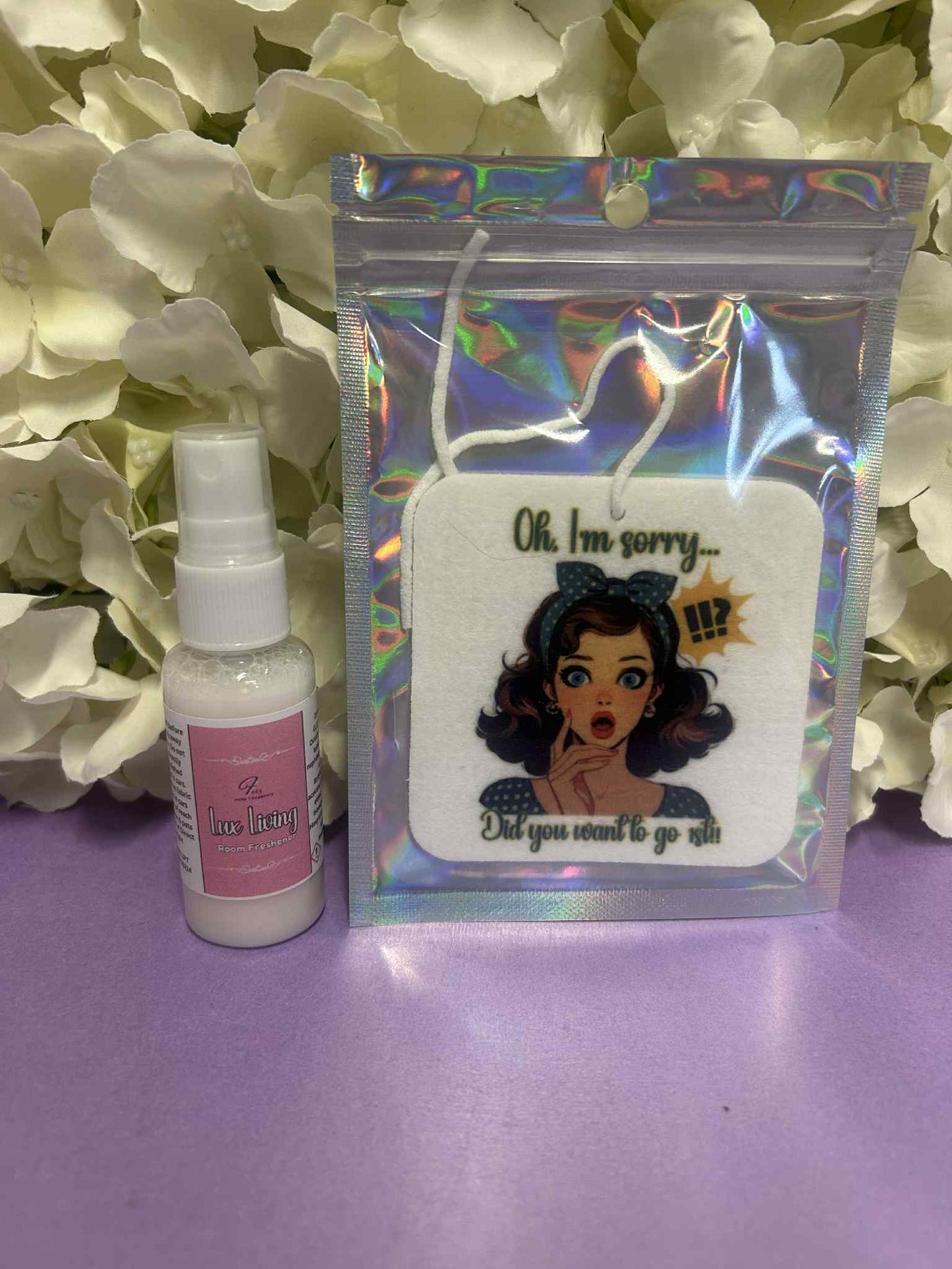 Hanging Car Freshener 30ml spray in various scents