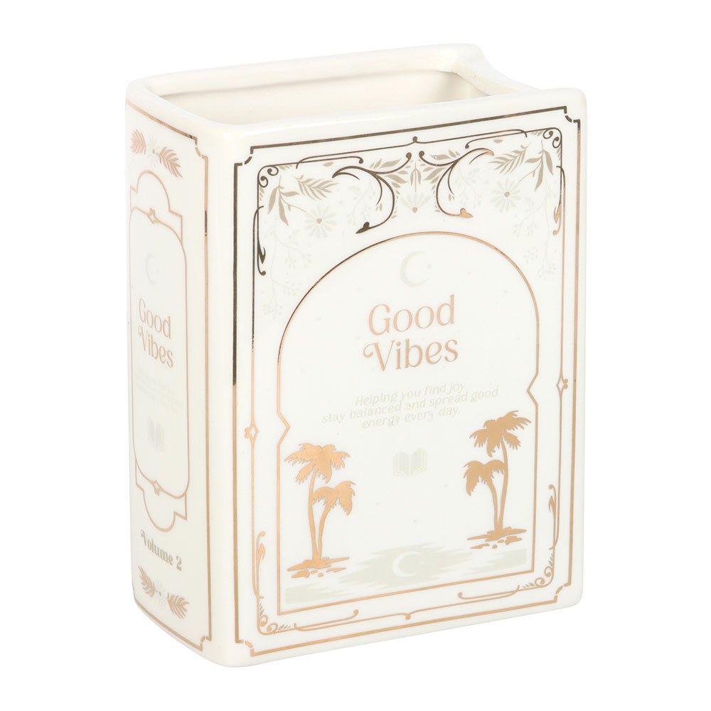 Pink Book Shaped Vase