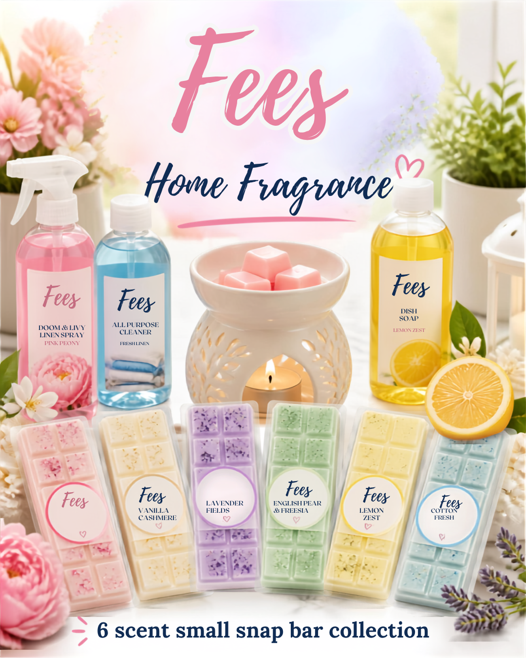 Small Snap bar - 6 Scent Collection Box - Fab Cleaning