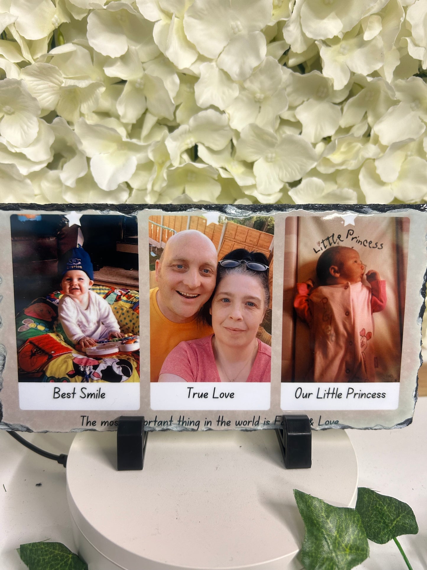23.5cm x 13.5cm - Personalised Picture Slate - Your Slate Your Choice