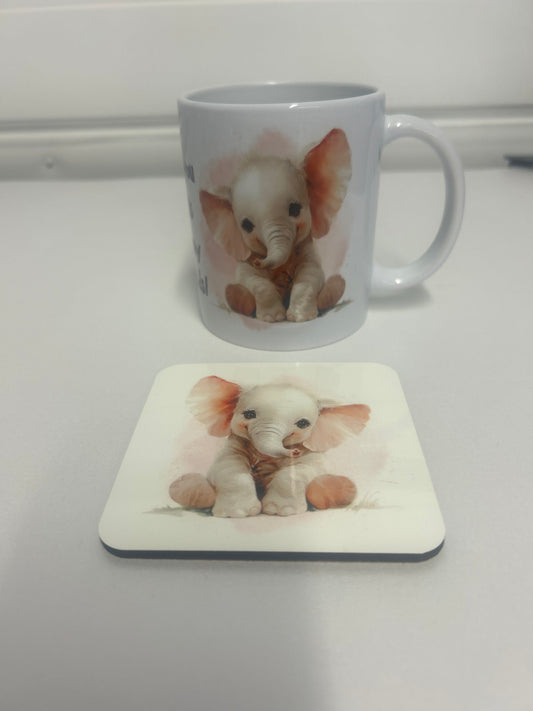 Gift Set - Gift Set - Cute Elephant Gift Set Gift boxed - Seeing you smile today is what my day needs!