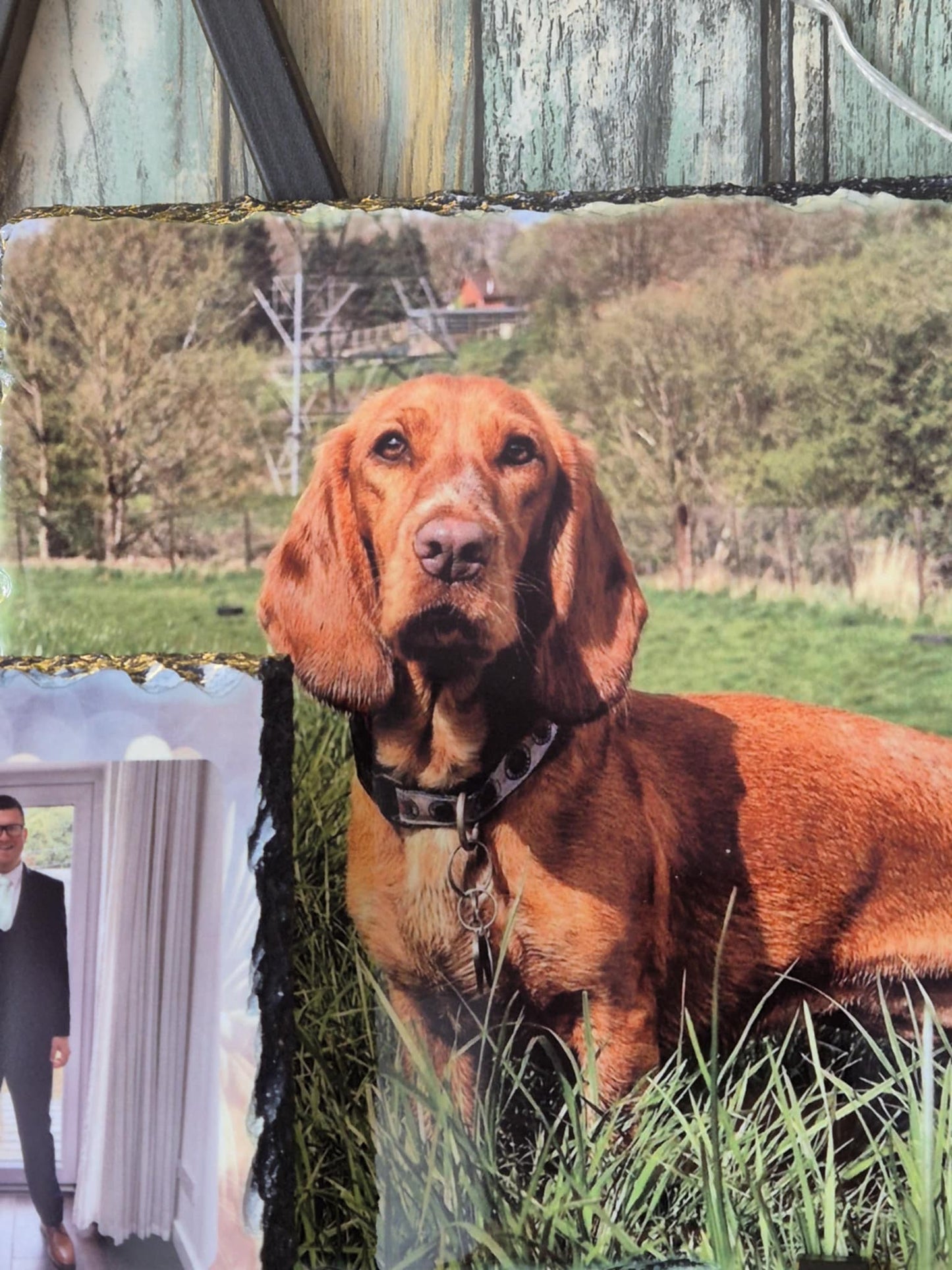 Personalised Picture Slate - BOGOF offer -Buy our 3 picture slate and get a 19x19 slate for free
