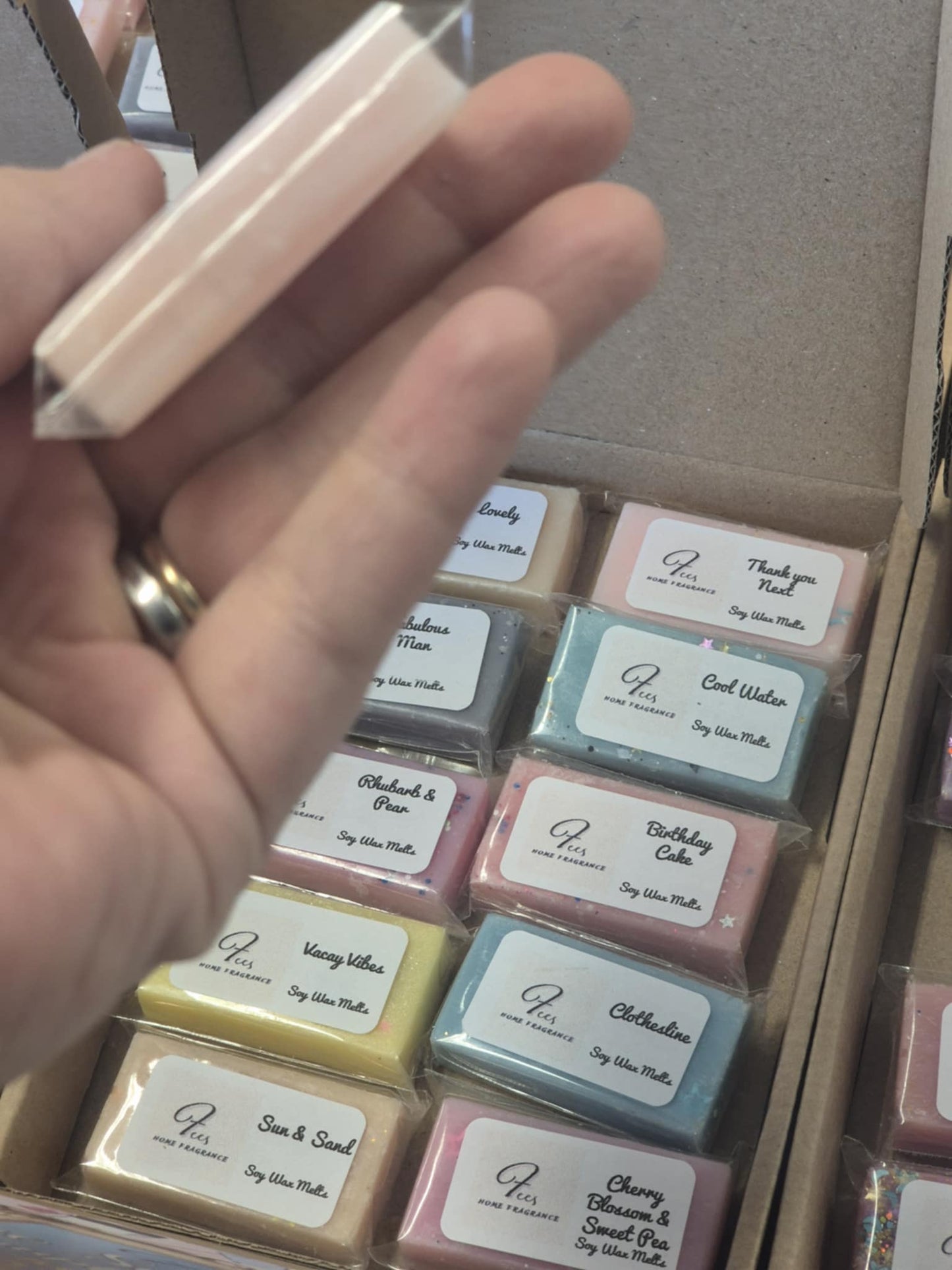 10 scent block sample box