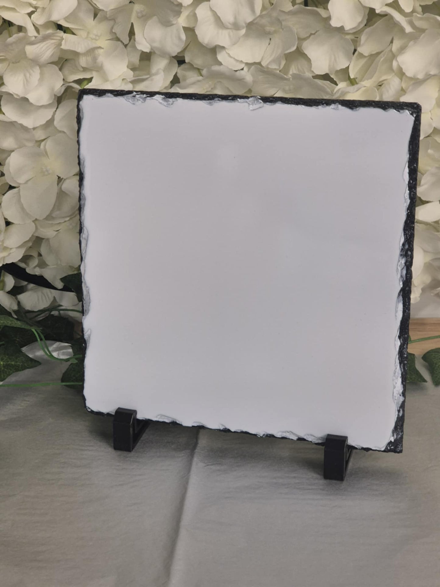 19cm x 19cm - Personalised Picture Slate - Your Slate Your Choice!