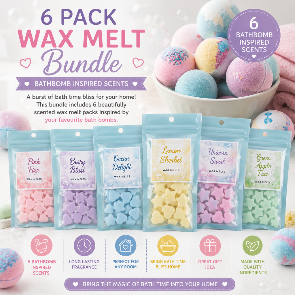 Brand New 6 scent Bundles (Bath bomb inspired)